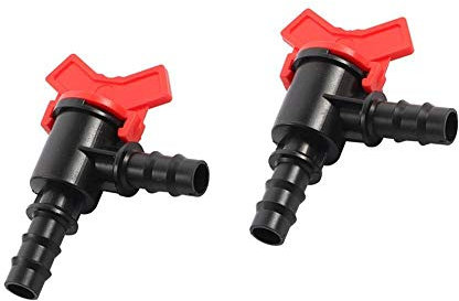 Garden Hose Connector L-Shaped Control Valve Water Connector Suitable for 16mm Pipe Hose Garden Watering Hoses 90 Degree Waterstop Switch