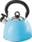 DWD ® Whistling Stainless Steel 2.5 Litre Travelling Kettle I Folding Handle I Flip & Pour Spout Cap I Camping Fishing Caravan Holiday Home I Retro Classic Lightweight (Baby Blue)