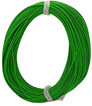 Fliegenschnur WF8 Schwimmende grüne Schnur mit 2 geschweißten Schlaufen