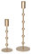 Boltze Kerzenleuchter Kimberly (Kerzenhalter in Gold, Eisen, Kerzenständer 2 teilig, Rund) 2016685