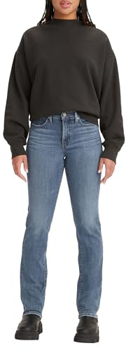 Levi's Femme 314 Shaping Straight Jeans, Lapis Gem, 30W / 34L