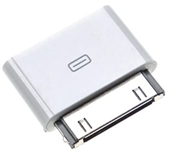 vhbw Adaptateur Compatible avec Apple iPod Mini (3ème génération) baladeur numérique Smartphone - Câble Micro-USB vers connecteur 30 Broches, Blanc