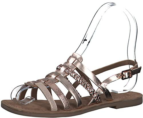 Tamaris Femme Damen 1-1-28159-20 Sandale, Rose métallique, 39 EU