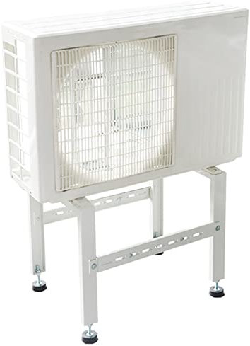 Doorhighpeak Support de Sol pour climatiseur Mini-Split, Support de Montage au Sol pour climatiseur extérieur sans Conduit, Support de condenseur en Acier galvanisé