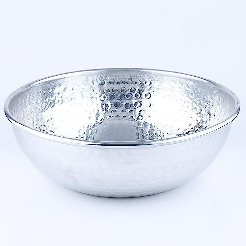 Marrakech - Frutero de aluminio (27 cm), color plateado
