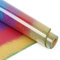 Lya Vinyl Regenbogen Glitze Plotterfolie Textil, Glitzer Flexfolie Plotter Textil für Cricut, Silhouette Cameo, Textilfolie Plotter für DIY T-Shirt, Stoff