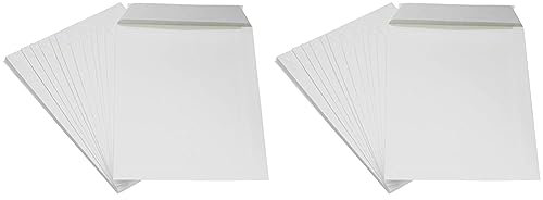 Herlitz Versandtasche C5 90 g Haftklebend, 25 Stück mit Innendruck in Folienpackung, eingeschweißt, weiß (Packung mit 2)