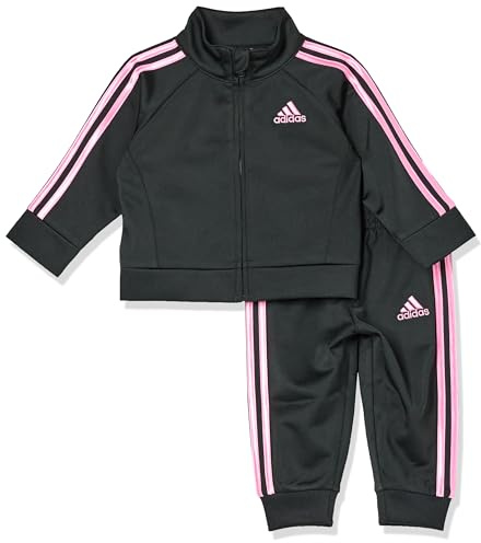 adidas Baby - Mädchen 2-piece Classic Tricot Track Suit Jacket & Pants Trainingsanzug aus Trikot