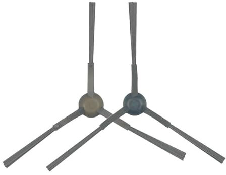 NUHFUFA Lot de 2 brosses latérales de rechange pour robot aspirateur compatible avec balayeuse Eureka E10S