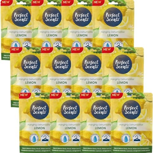 12x Perfect Scents Hanging Dehumidifier Scented - 180g (Lemon)