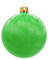 Spetebo Riesen Weihnachtskugel aufblasbar 45 cm mit Erdspieß - grün - XXL Christbaumkugel Garten Dekoration mit Saugnapf - Aufblasbarer Outdoor Weihnachtsball Baumschmuck extra groß