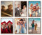 VictoR Bilderrahmen Klee 6er Set 30x40 cm in Braun - moderner schlichter Fotorahmen Set Holz 30x40 - Bilderrahmen Braun A3