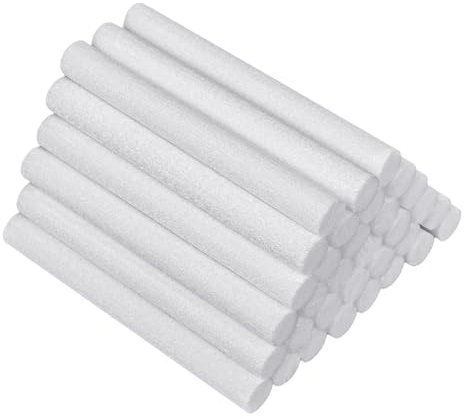 40 Stück Luftbefeuchter Sticks Diffusor Nachfüllstäbchen Nachfüllstäbchen Docht Tragbare Ersatz Baumwolle Luftbefeuchter Filter Ersatzdochte Kit, 100 x 7 mm