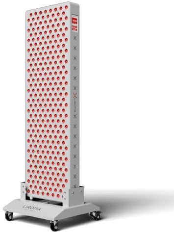 LIROMA® Rotlichttherapie RL300 – 8 Wellenlängen – Touchscreen – Infrarotlampe – Full Body Panel