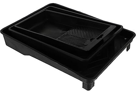 Uonlytech Kompakte Farbwannen Set Pigment Mischbehälter Malwerkzeuge Tablett Pinselhalter Farbaufbewahrung