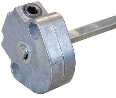 Treuil Geiger 6P7 sans Fin de Course – Carré 8 mm Mâle pour Volet Roulant Bubendorff - Treuil Manuel Robuste pour Réparation ou Rénovation de Volet Roulant à Manivelle