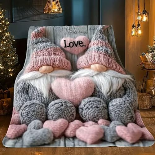 Winter Kuschel-Decke 200cm Wichtel Love Nordland Deko