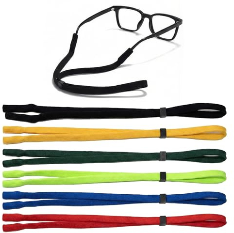 RJTCXJS 6 PcsGlasses Straps for men Women, Glasses Chain for Women Men | Spectacles Cords, Sunglasses Strap Sports and Outdoors, Glasses String Cords Lanyard for Spectacle Eyeglasses