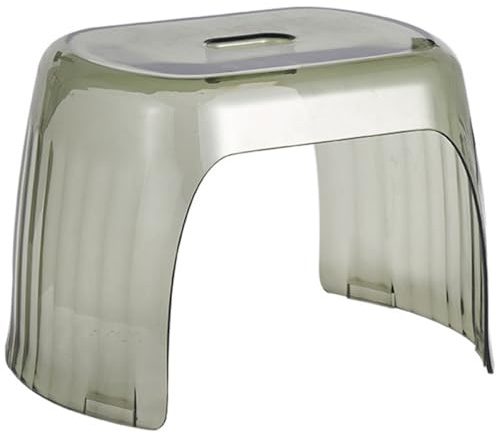 SOLUSTRE Tabouret de Toilette Antidérapant en Pet Léger pour Salle de Bain, Repose-pieds Simple Style, Marche-pied pour Toilettes, Aide la Posture Accroupie