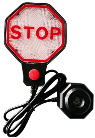 VETOLAKA Guida al parcheggio ad ultrasuoni: segnale di arresto LED, sensore di parcheggio per garage regolabile con indicatore LED rosso, giallo, verde, sensore di parcheggio ad ultrasuoni