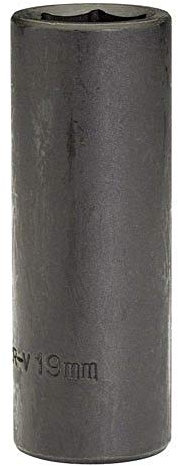 Draper Expert HI-TORQ 1/2 19mm Deep Impact Socket | 6 Point Hex Socket | Chrome Vanadium Steel Wrench Acessory | 12744