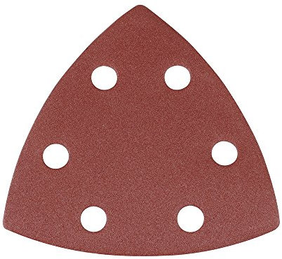 Silverline 264949 Hook and Loop Triangle Sheets 90 mm 10pk 240 Grit
