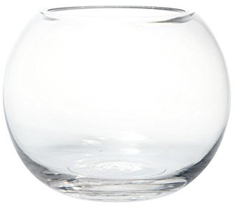 Glass Fishbowl Vase (12.5cm x 10cm)