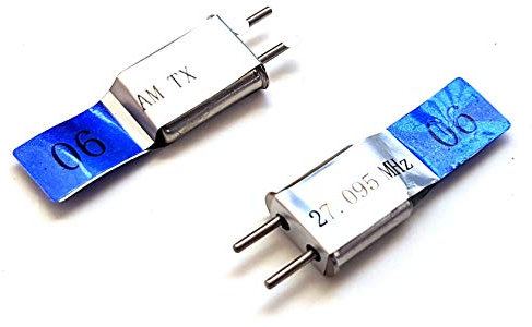 BSD 27mhz AM Transmitter and Radio RC Crystal Set 27 mhz 27.095 TX & RX Purple Ch 6