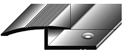 Ausgleichsprofil / Anpassungsprofil Laminat, 8,3 mm Einfassung, 27 mm breit, 1-teilig, Aluminium eloxiert, gebohrt