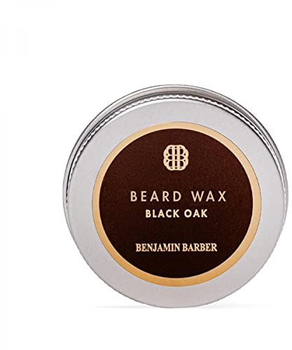 Benjamin Barber Bartwachs - Premium Bartstyling für einen maskulinen gepflegten Look - Black Oak Duft - Leichter Halt - Natürliche Inhaltsstoffe - Made in Schweden - 30ml