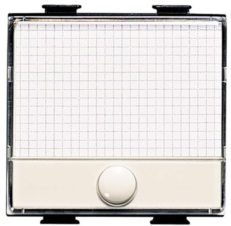 Bticino SA5008F Serie Magic Pulsante Targa Portanome, Avorio [versione per il professionista]