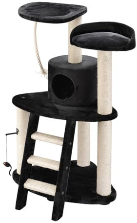 Europet Bernina 431-429266 Katzenkratzbaum Classic-Tree Catar, Black