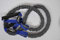 DITTMANN Premium BodyTube Expander Fitnessband Nylonummantelung blau/extra stark