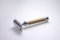 Vie Long Vie-Long Rasierer mit offenem Kamm, Olivenholz, 10 Klingen, 5 ml