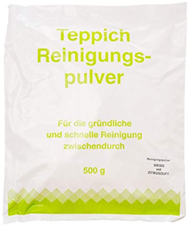 Vorratspackung 10x Teppichreinigungspulver geeignet für Vorwerk Teppichreiniger mit Zitrusduft 5000 Gramm für ca.200qm unbegrenzte Haltbarkeit