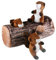 IFOYO Hide and Seek Dog Toys for Boredom and Keep Them Busy, Durable Interactive Squirrel Dog Toys, Squeaky Toy for Medium, Small Dogs and Puppies