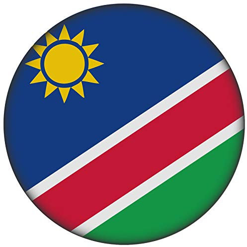 FanShirts4u Button/Badge/Pin - I Love NAMIBIA Fahne Flagge (NAMIBIA/Flagge)