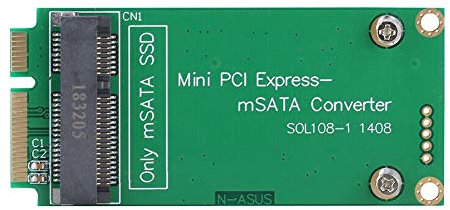 Adapterkarte, 3x5cm mSATA Adapter auf 3x7cm PCI-e SATA SSD S101 900 901 900A T91 Riser Karte für Eee PC 1000, Adapterkonverter für PC Laptop