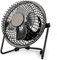 Mr. Gadget Solution® 4inch Mini ventilador para portátil Ventilador de mesa giratoria 360 grados USB pequeño metal ventilador de escritorio