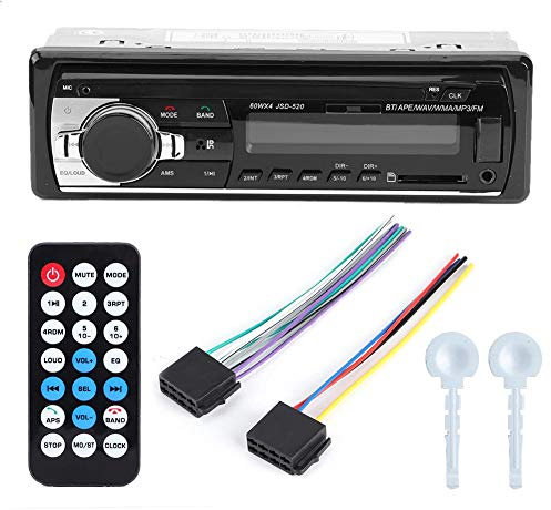 Reminnbor Autoradio mit Bluetooth Universal 12V LCD Auto Bluetooth Freisprecheinrichtung Hardware + Kunststoff + Elektronik Auto MP3-Player für MP3-Stereo-Musikplayer USB-AUX-Radioeinheit