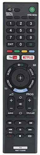 VINABTY RMT-TX300E Replacement Remote Fit for Sony Android TV KDL-40WE663 KDL-43WF663 KD-43X7052 KD-43X7053 KD-49X7053 KD-49XE8396 KD-43XG7073 KD-43XF7093 KD-49XF7073 KDL-40WE665 KDL-43WF665