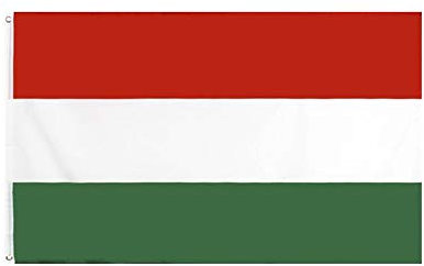 Stormflag Ungarn Flagge 90x150cm UNGARISCHE Fahne 3x5ft Polyester 90g mit Ösen mit Doppelnadel genäht.