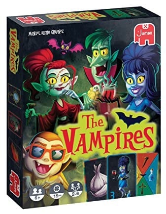 Jumbo Spiele The Vampires Kartenspiel ab 6 Jahren – Familienspiel für 2 bis 6 Spieler