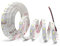 Arotelicht 5M LED Streifen 24V LED Strip kaltweiß 6000K LED Band 300LEDs Selbstklebend 5050 LED ohne Netzteil, Leuchtband IP20 Innenbeleuchtung für Küche, Schrank, Party, Zimmer Deko