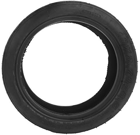 VGEBY Neumáticos de Scooter eléctrico, 10x2.70-6.5 Neumático de Cubierta de neumático de Scooter eléctrico Rueda de Goma Exterior de vacío de 10 Pulgadas Reemplazo para Scooter de Equilibrio