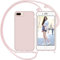 Nupcknn Liquid Silikon Handykette Hülle für iPhone 7 Plus/iPhone 8 Plus/iPhone 6s Plus Hülle Necklace(abnehmbar) Hülle mit Kordel zum Umhängen Handy Schutzhülle mit Band (Rosegold, 5.5)