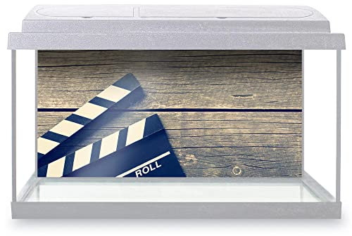 DV DESIGN Fish Tank Background 90x45cm - Roll Camera Action Movie Film Waterproof Vinyl Static Cling #3738