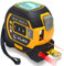 WINTAPE Laser Tape Measure 3-in-1 with Large LCD Display | Digital Laser Measurement Tool in/ft/m Scales up to 131ft/40M with calculations | Tape Measure 16ft/5M (in/ft/m)(Yellow)