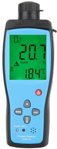 Gasdetektor, Tragbarer Tragbarer O2-Detektor, Wiederaufladbarer Präzisions-Sauerstoffdetektor, O2-Meter-Tester