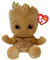 TY Groot Marvel Avengers Beanie Babies Regular, Licensed Beanie Baby Soft Plush Toy, Collectible Cuddly Stuffed Teddy